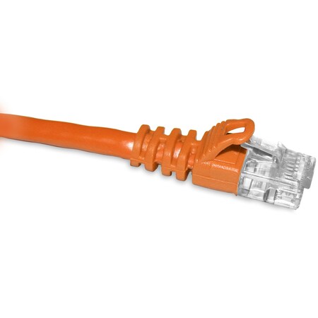 Enet Cat5E Orange 3Ft Molded Boot Patch Cbl C5E-OR-3-ENC